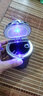 莱琥 车载烟灰缸 带LED灯汽车烟灰缸车内带盖车用烟灰缸 车载烟缸 福特蒙迪欧锐界福睿斯翼虎金牛座 神秘黑（银盖黑身）通用款 实拍图