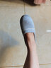 沐候中老年秋冬季居家用软底包跟棉拖鞋室内静音木地板大码女式月子鞋 舒适型-灰色 23 （适合35-36码）脚丫 实拍图