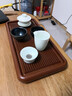 悟土 电木茶盘德料32支排水式德国功夫茶盘茶台茶托海黄金料可定制 中号长50宽25高5cm单茶盘 实拍图