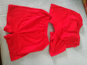 俞兆林4条女士纯棉平角裤中老年内裤老太太加肥加大码妈妈老人平角内裤 中老年女平角红色4条 XL110码111-130斤 实拍图