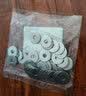 佰瑞特（bairuite）304不锈钢平垫圈金属螺丝垫片GB97超薄圆形华司加大厚介子平垫片 M6*10*0.5【100个】 实拍图