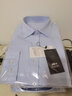 佐马仕短袖衬衫男修身抗皱冰丝夏季男士白衬衫短袖职业大码免烫衬衣男 白色无口袋 42 /3XL（150-165斤） 实拍图