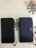 多兰德iPhone6手机壳苹果8plus保护套Xs Max翻盖皮套全包防摔钱包插卡影音支架 黑色 iphone6p/6splus 5.5寸 实拍图