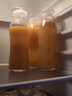 WINEWINGS潮流创意玻璃冷水瓶夏季果汁饮料瓶带盖牛奶瓶随身杯储物瓶密封瓶 潮流果汁瓶/单只 实拍图