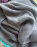 回力围巾女秋冬季加厚男士保温针织毛线围脖户外防寒风韩版时尚潮围巾 灰色 均码 实拍图