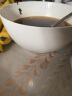 红牡丹 纯白骨瓷餐具陶瓷碗盘碟白色泡面碗家用米饭碗中式釉下彩碗筷 纯白8英寸深盘4个装 实拍图