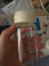 爱得利标准小口径玻璃奶瓶新生婴儿迷你奶瓶0-3月-3岁适合A22/A23 120ml 奶勺奶嘴一个瓶两用+绿套】 120ml 实拍图