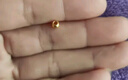 御邪转运珠黄金串珠999足金硬金金珠配珠隔珠圆珠散珠520礼物 5mm[古法]0.08g标准版 实拍图