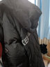 卡尔美（KELME） 长款羽绒服男冬季新款连帽厚款保暖外套运动休闲鸭绒大衣 黑色 S 实拍图