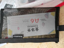 伊东良品 韩国版简约小清新透明网纱创意考试笔袋大容量文具盒男女生铅笔盒 尼龙笔袋 大号-黑色 实拍图