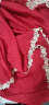 布奇琳（BUQILIN）睡衣女夏季薄款性感冰丝吊带睡裙两件套装蕾丝夏天诱惑睡袍家居服 红色 XL 实拍图
