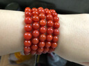 钶洛迪雅南红手串保山柿子红玛瑙色红肉满108子男女款念珠手链项链 臻品收藏【满色满肉，地大证书】 8mm【108珠】 实拍图