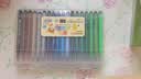 爱好（AIHAO）水彩笔色套装可水洗儿童幼儿园软头带印章彩色画笔蜡笔旋转油画棒 （1555软头水彩笔）36色 实拍图