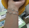 VIGG满天星990足银手链女七夕情人节礼物轻奢小众送女友老婆结婚纪念 990银满天星手链【京仓次日达】 实拍图