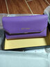 班亚奴（banyanu）钱包女长款三折2025新款女士皮夹时尚真皮大容量多卡位品牌钱夹 紫色-防盗刷 实拍图