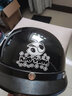 AD新国标A类电动车头盔3C认证国标男女士夏季防晒电瓶车安全帽男款四季通用轻便骑行半盔可爱哈雷盔 3C【亮机熊】黑茶镜 实拍图