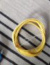 正泰（CHNT）电线铜芯电缆线BV2.5平方/4平方新 国标家用电线硬线散剪不退换 BV10黄色（七芯） 10米 实拍图