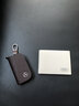 飞草适用于奔驰宝马奥迪汽车钥匙包真皮套男通用牛皮高档钥匙扣保护套 黑色-奔驰标 实拍图