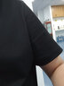 海澜之家（HLA）短袖T恤男轻商务休闲V领凉感t恤刺绣短袖男夏季 黑色78 L 175/92A推荐69-75kg 实拍图