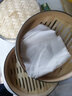 蒸尚美 蒸笼竹制不锈钢蒸锅木制手工编制蒸笼套装 25厘米【2笼1盖】 实拍图