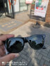 雷朋（RayBan）太阳镜徒步旅行运动户外方形墨镜显脸小眼镜0RB2140F可定制 901黑色镜框绿色镜片 尺寸54 实拍图