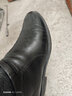 奥康男鞋冬季棉皮鞋男新款加绒保暖棉靴真皮高帮男士休闲套脚皮棉鞋 黑色 41 (255mm) 实拍图