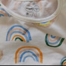aqpa婴儿内衣套装夏季纯棉睡衣男女宝宝衣服薄款分体短袖 彩虹乐园 110cm 实拍图