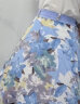 冰洋红2024新款连衣裙子夏天女装夏季碎花裙女士两件衣服小个子雪纺短袖 蓝色 XL(建议115-125斤) 实拍图