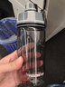 富光 大容量塑料水杯子男便携水瓶太空杯户外运动大号双口设计水杯 600ML青色 实拍图