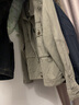 季言重磅短款工装做旧衬衫外套男春秋厚款长袖美式复古军旅风黑色上衣 灰色 L 实拍图