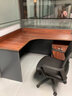 安美诚家具（ANMEICHENG FURNITURE）办公家具职员办公桌椅组合屏风工位L型单人位【含柜椅】 实拍图