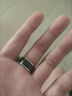 流行时尚创意感温戒指韩版学生个性潮人创意温度嘻哈指环钛钢时尚单身尾戒饰品无需充电 体温检测【银】无需充电 11号直径20.6一周长64.6MM 实拍图