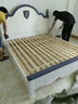 欧梵森 实木儿童床男孩美式床单人床橡胶木女孩双人床储物床 单床+20cm弹簧床垫+床头柜*2 1800mm*2000mm框架结构 实拍图