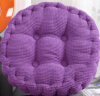 安布安奇冬季加厚坐垫 椅垫 椅子坐垫子 办公室灯芯绒榻榻米圆方学生餐椅 玉米绒坐垫-紫色 圆形直径40cm 实拍图