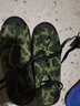 柯奇诺（KQINOKQN）工地解放鞋军训鞋男胶鞋耐磨防滑透气帆布鞋迷彩劳保鞋防砸工作鞋 绿色（牛筋底） 40【250】 实拍图