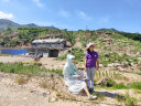 浪莎（LangSha）冰丝防晒衣女夏季遮阳防晒服骑行透气防紫外线薄款宽松防晒外套女 浅绿色 均码（80-160斤） 实拍图