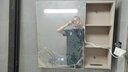 心海伽蓝轻法式蜂窝铝陶瓷一体盆智能浴室柜洗手洗脸盆柜不锈钢洗漱台4585 0.6米美妆智能镜柜+151650下水器 实拍图