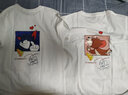 初澈情侣装短袖猫和老鼠卡通动漫T恤新款夏天情侣款ins潮流上衣 白色 老鼠 M-160-170cm 90-120斤 实拍图