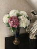 野派（yepai） 绣球仿真花假花简约装饰绢花家居假花插花客厅电视柜装饰花摆件 1支 紫红色 实拍图