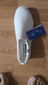 回力官方经典男女板鞋夏季一脚蹬男鞋休闲老北京帆布鞋男透气布鞋子男 白色/903【W标款】 42 实拍图