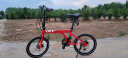 UCC 运动自行车变形金刚2折叠自行车铝合金车架20寸轮组禧玛诺变速 西红柿红 20英寸 晒单实拍图