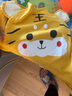 迪迪熊日记（DIDIXIONGRIJI）婴儿衣服夏季薄款新生儿短袖连体衣0-3个月宝宝夏装老虎服哈衣六 短袖小萌虎 90CM适合体重24-27斤内 实拍图