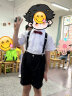 GOKU男童礼服套装幼儿园演出服背带裤夏季小主持人儿童西装毕业服花童 黑色 130（建议体重43-50斤） 晒单实拍图