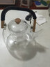 正扬电陶炉煮茶器玻璃烧水壶功夫茶具套装家用煮茶炉养生泡茶壶电茶炉 简易黑+藤编（900提壶） 实拍图