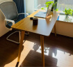 元优实木电脑桌书桌台式电脑家用桌子现代简约简易办公桌桌椅组合套装 原木款无油漆（单桌） 120*60*75 实拍图