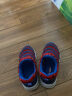 巴布豆（BOBDOG）毛毛虫童鞋秋冬季男童软底休闲鞋儿童运动鞋女 宝蓝红（镂空） 28 适合脚长17.1cm 实拍图