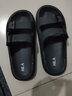 海澜之家（HLA）男鞋时尚透气户外休闲凉拖鞋舒适增高HAALXM2EBK143 灰色41 实拍图
