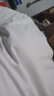 纯白色500g重磅T恤纯棉加厚螺纹领口短袖oversize潮牌三本针半袖 白色-【500g重磅】 L建议140-170斤 实拍图