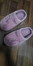 家怡保暖棉拖鞋舒适轻便毛绒厚底户外居家棉鞋紫色38-39YLS812 实拍图