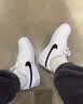 耐克（NIKE）男鞋26秋季新款运动鞋透气轻便耐磨皮面休闲鞋潮流百搭滑板鞋子男  BIG NIKE/黑/白/翠绿 41 (260mm) 实拍图